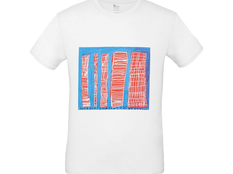 Футболка детская «Небоскребы», белая