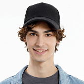 Бейсболка Woolridge, черная