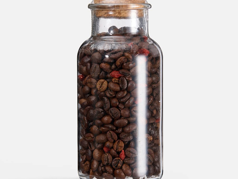 Кофе в зернах Coffeedence, с ягодами годжи