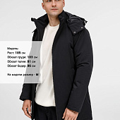 Куртка-парка унисекс Sfera, черная