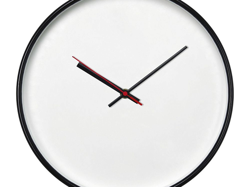 Часы настенные ChronoTop, черные