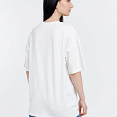 Футболка оверсайз унисекс Big Haul, молочно-белая