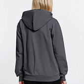 Толстовка на молнии с капюшоном Siverga 2.0, темно-серая (графит)