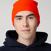 Шапка Hey, красно-оранжевая (кармин)