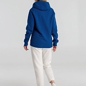 Толстовка с капюшоном унисекс King, ярко-синяя