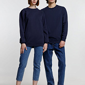 Свитшот унисекс Columbia, темно-синий