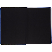 Ежедневник Alanis, недатированный, черный с синим