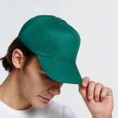Бейсболка Promo, темно-зеленая