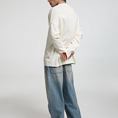 Джемпер оверсайз унисекс Stated в сумке, белый (молочный)