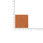 Лейбл кожаный Pasek, L, горчичный