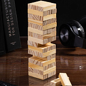 Игра «Деревянная башня мини», неокрашенная