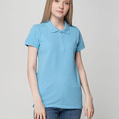 Рубашка поло женская Virma Lady, голубая