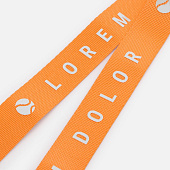 Стропа текстильная Fune 20 M, оранжевый неон, 80 см