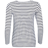 Футболка женская Marine Women, белая с темно-синим