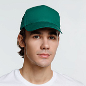 Бейсболка Promo, темно-зеленая