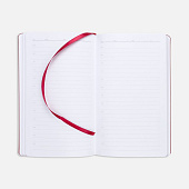 Ежедневник Nova Round, недатированный, красный
