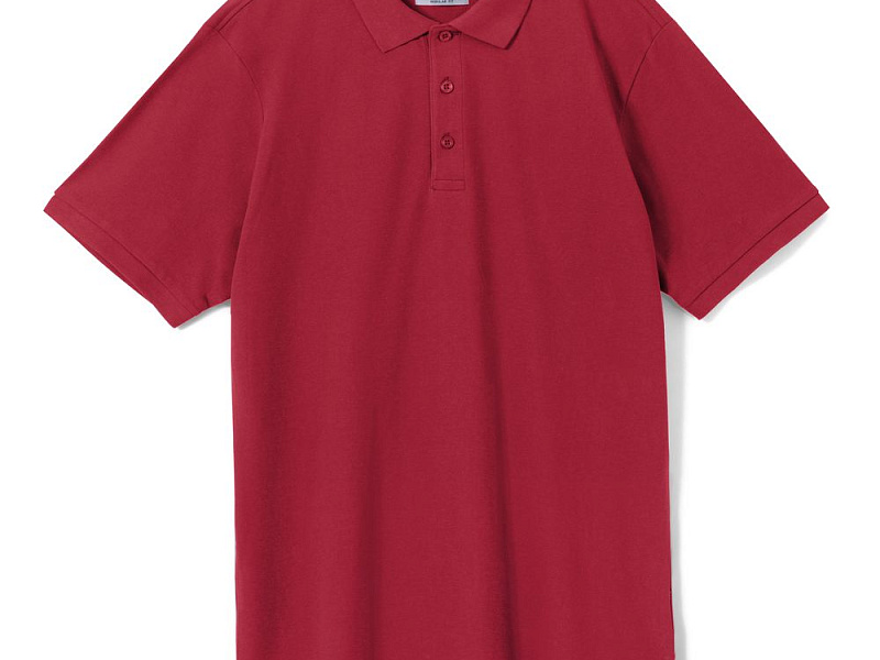 Рубашка поло мужская Neptune, вишнево-красная