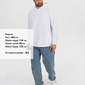 Худи унисекс Morfiss, белое