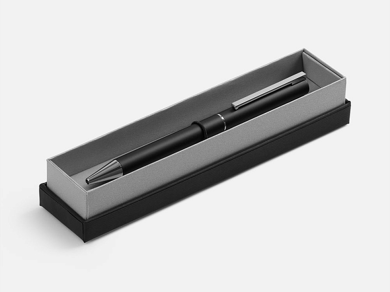 Ручка шариковая Blade Soft Touch в футляре, черная