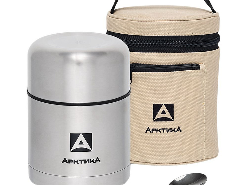 Термос для еды «Арктика 500» в чехле, стальной