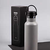 Термобутылка Bidon, серая