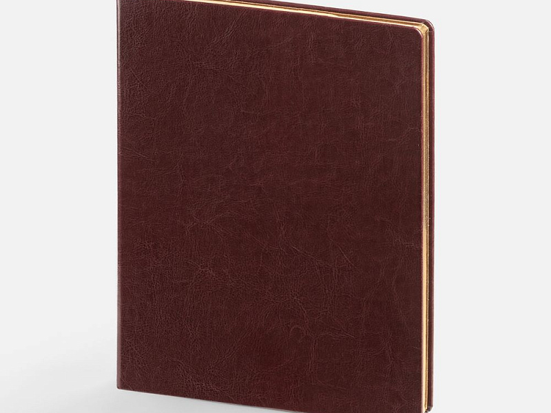Ежедневник Grand Nebraska на заказ, недатированный, бордовый