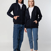 Толстовка на молнии с капюшоном Siverga 2.0, темно-синяя