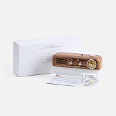 Bluetooth-колонка с беспроводной зарядкой, часами и подсветкой Multiverse, ver.2