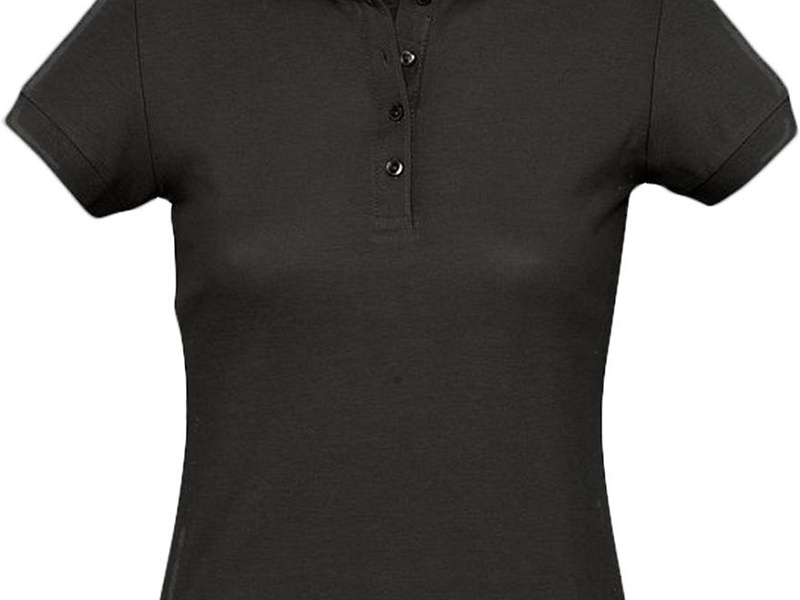 Рубашка поло женская Passion 170, черная
