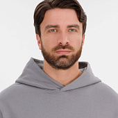 Худи оверсайз унисекс Outshine, серое