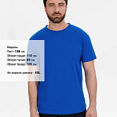Футболка унисекс T-Bolka 180, ярко-синяя