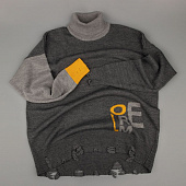 Свитер оверсайз Tricksy Net Grunge на заказ, полушерсть