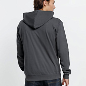 Толстовка на молнии с капюшоном Siverga, темно-серая (графит)