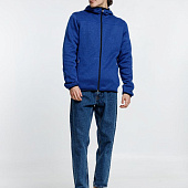 Куртка с капюшоном унисекс Gotland, синяя