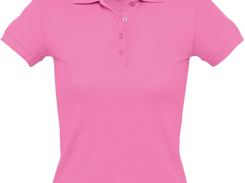 Рубашка поло женская People 210, «розовая орхидея»