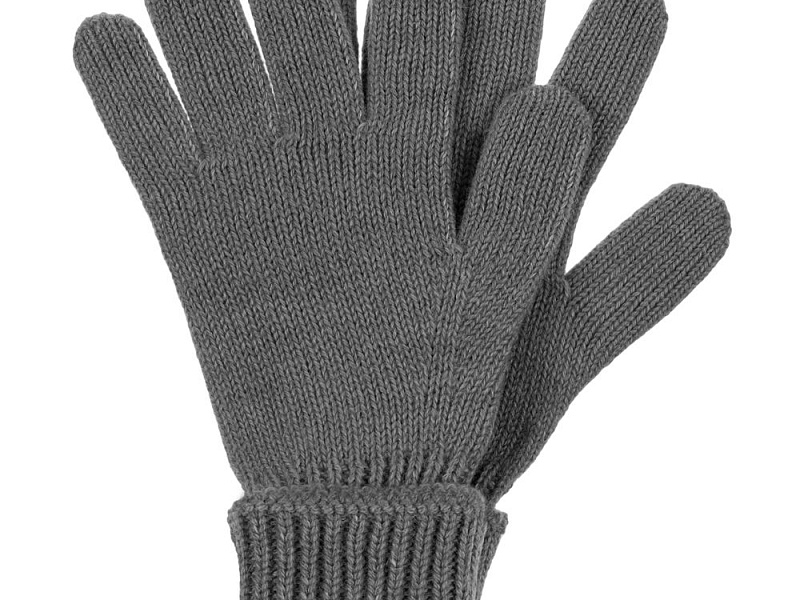 Перчатки Alpine, серый меланж
