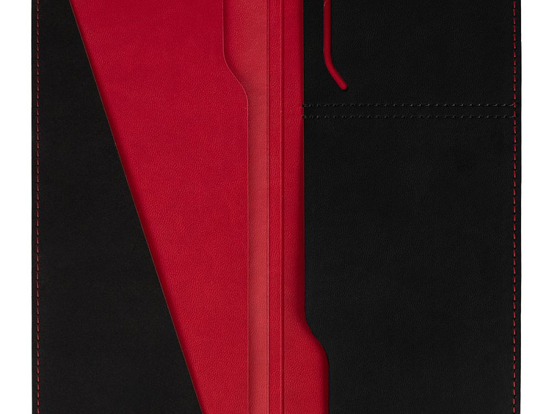 Дорожный органайзер Multimo, черный с красным