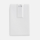 Флешка Card, 16 Гб, белая