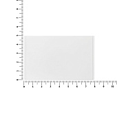 Лейбл из ПВХ Dzeta, ХL, белый