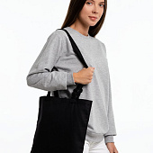 Сумка для покупок с регулируемыми ручками Leta, черная