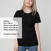 Футболка женская T-bolka Lady, черная