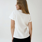 Футболка детская T-Bolka Kids, белая (теплый оттенок)