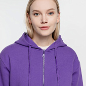 Толстовка на молнии с капюшоном Siverga Heavy 2.0, фиолетовая