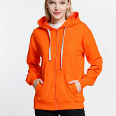 Толстовка на молнии с капюшоном Siverga, оранжевая