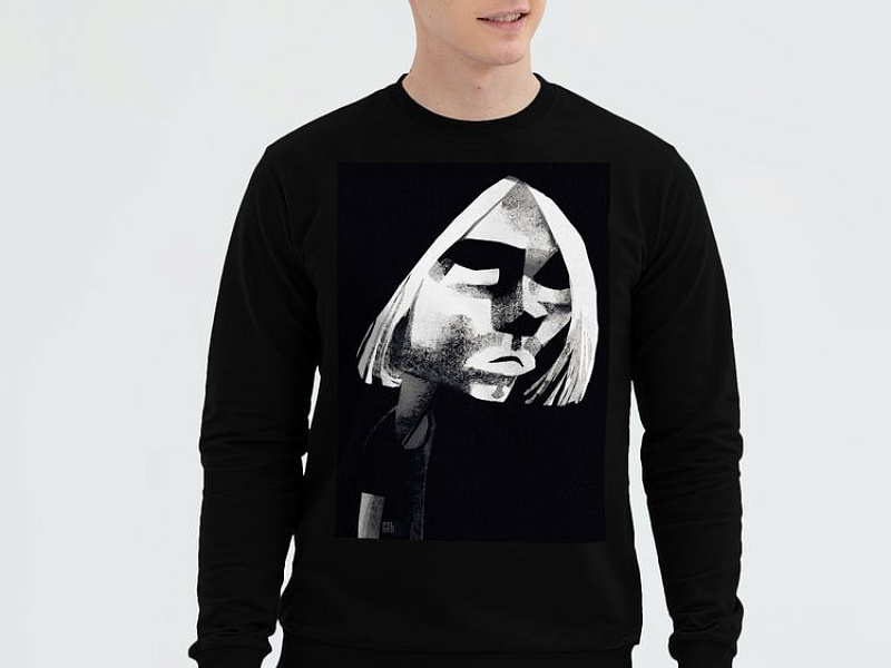 Свитшот «Меламед. Kurt Cobain», черный