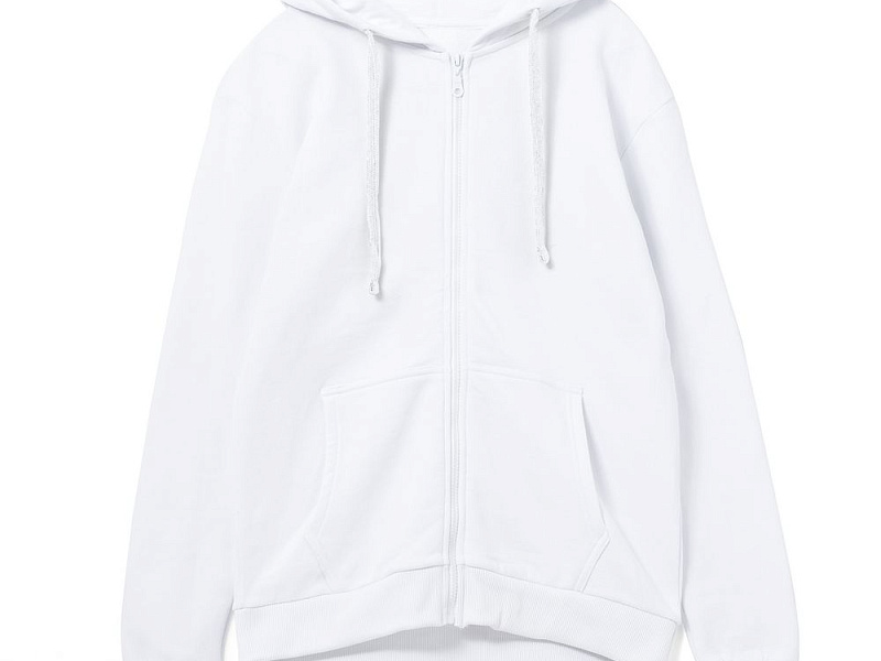 Толстовка на молнии с капюшоном Siverga Heavy 2.0, белая
