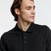 Рубашка поло с длинным рукавом Prime LSL, черная