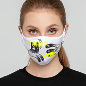 Набор масок для лица с термонаклейками Crazy World