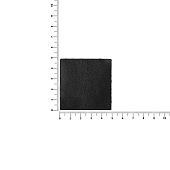 Лейбл кожаный Pasek, L, черный