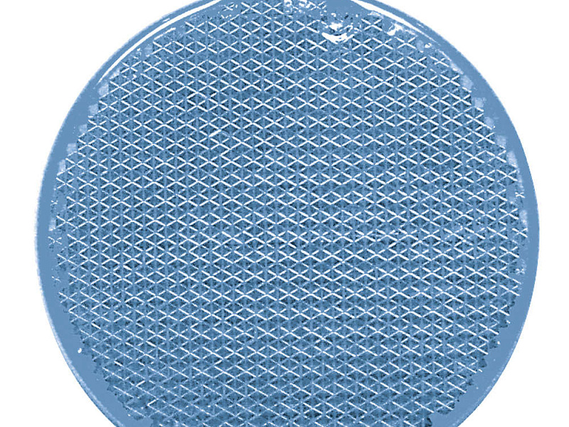 Пешеходный светоотражатель «Круг», синий